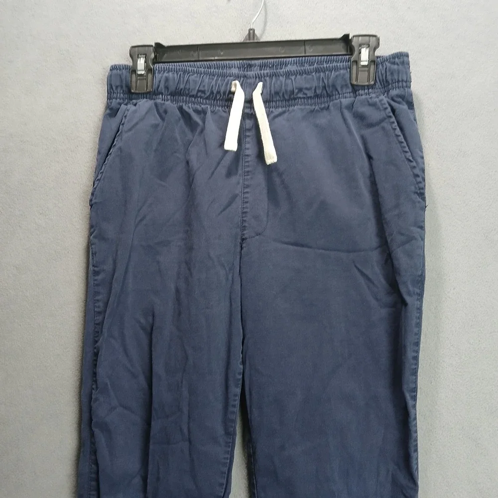 The Children's Place Joggers Pants 16 Navy Blue Elastic Waist Tapered